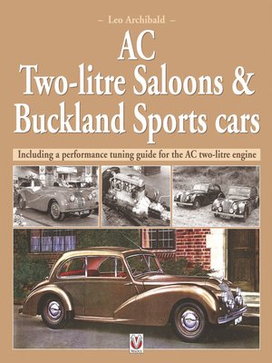 cover image of AC Two-litre Saloons & Buckland Sports Cars